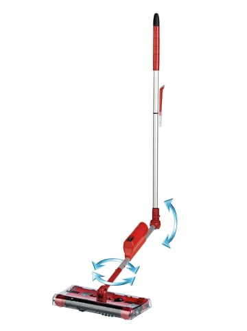 Swivel Sweeper Akku-Besen  G2 7,2V rot mit Li-Ion Batterie rot