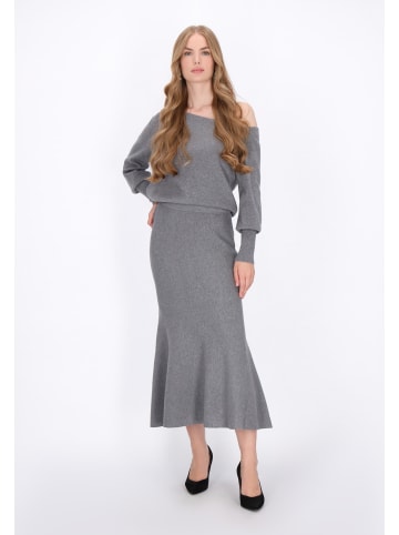 DreiMaster Women Skirt in grey melange
