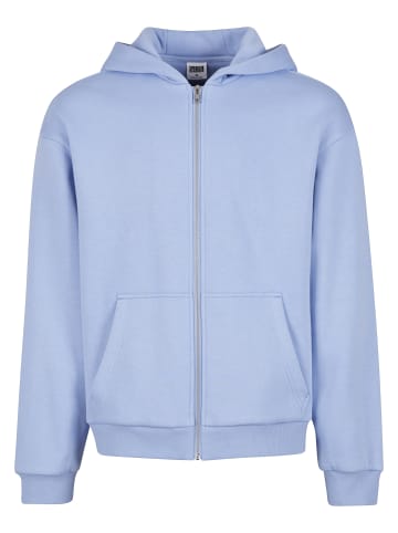 Urban Classics Urban Classics Fluffy Zip Cardigan in powderblue