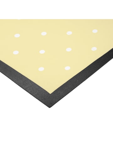 Mr. & Mrs. Panda fußmatte Hummel flauschig ohne Spruch in Gelb Pastell