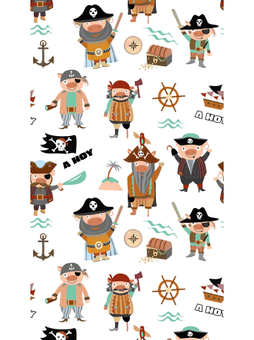 A.S. Création Tapete Pirate Adventure in Bunt