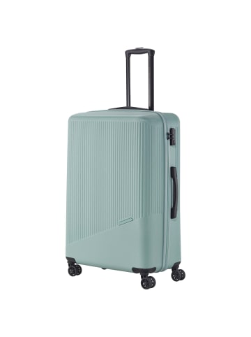 travelite Bali - 4-Rollen-Trolley L 77 cm (weiß/cognac) in mint