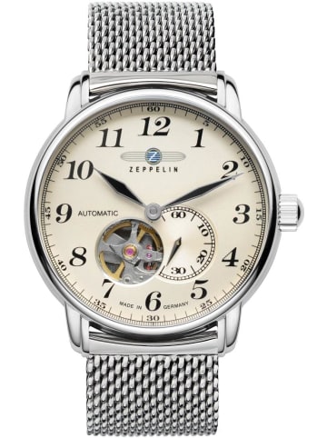 Zeppelin Uhr in Creme