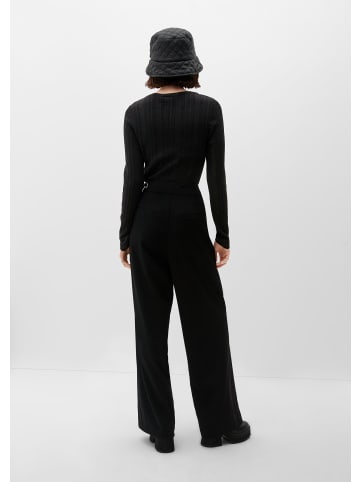 QS Strickjacke in 9999_schwarz