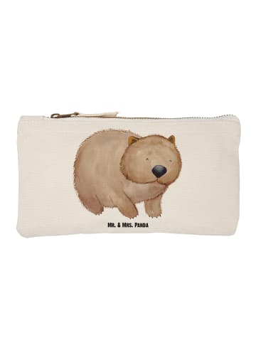 Mr. & Mrs. Panda Schminktasche Wombat ohne Spruch in Weiß