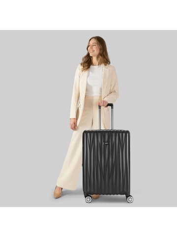 BRIC`s Cervia 2.0 4 Rollen Trolley M 69 cm mit Dehnfalte dark-grey