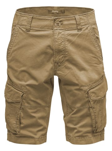 Humy Chino Bermuda Shorts mit Cargo-Taschen A&S in Beige