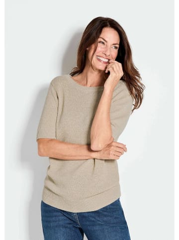 GOLDNER Kurzgröße:  Pullover Pullover in beige