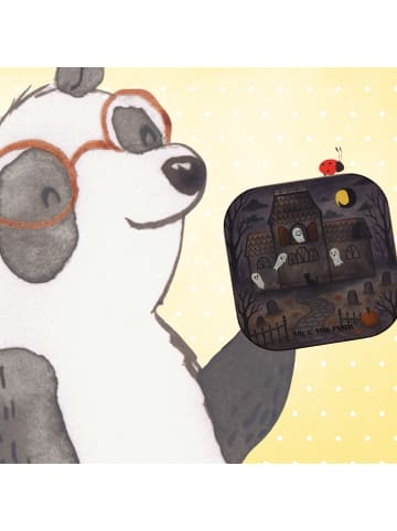 Mr. & Mrs. Panda Bierdeckel Geister Villa Design ohne Spruch in Weiß