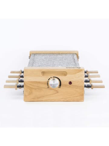 HKoenig Raclette-Grill WOD8 für 8 Personen in Holz-Optik