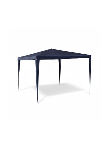 relaxdays Pavillon Zelt in Blau - (B)300 x (H)250 x (T)300 cm
