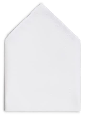 CG Fliege und Einstecktuch in denim weiß - 0001