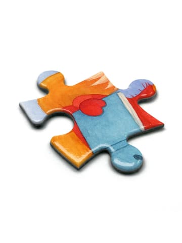 Mr. & Mrs. Panda Puzzlespiel Fuchs Sänger Design ohne Spruch in Weiß