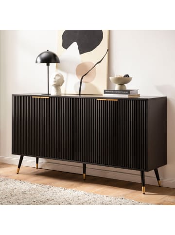 KADIMA DESIGN Sideboard 150x81x39 cm Anrichte mit Eiche-Dekor, Kommode mit