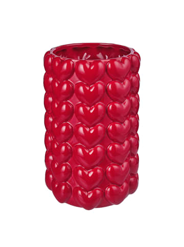 Butlers Vase STATEMENT Herzen in Rot
