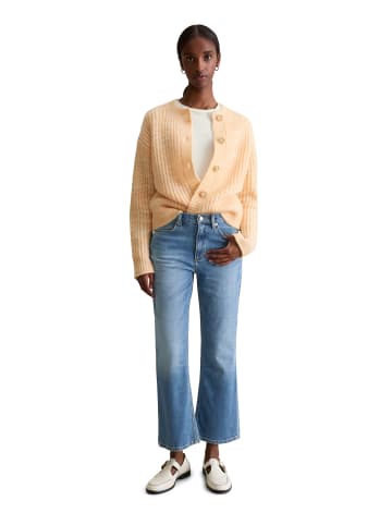 Marc O'Polo DENIM Chunky-Cardigan cropped in Bleached Apricot