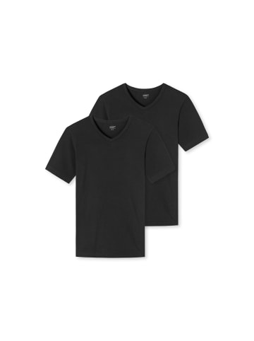 UNCOVER BY SCHIESSER T-Shirt 2er Pack in Schwarz