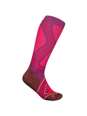 Bauerfeind W SKI PERFORMANCE COMPRESSISOCKS in Pink