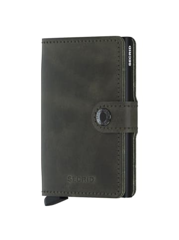 Secrid Vintage Miniwallet - Geldbörse RFID 6.5 cm in olive-black