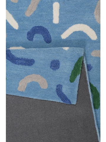 Smart Kids Teppich "Confetti" in Blau/Grün