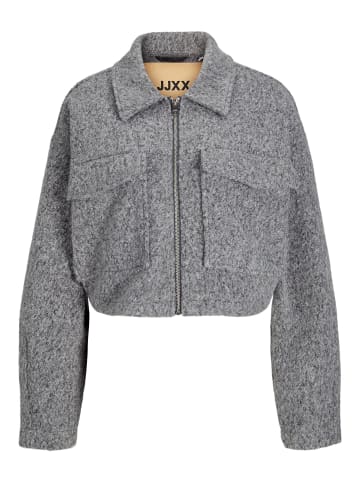 JJXX Wollmantel in Grey Melange