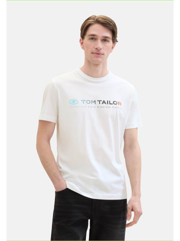 Tom Tailor T-Shirt in weiß