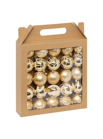 Atmosphera Créateur d'intérieur Weihnachtskugeln in gold