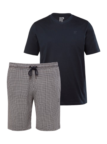 JP1880 Langer Schlafanzug in navy blau