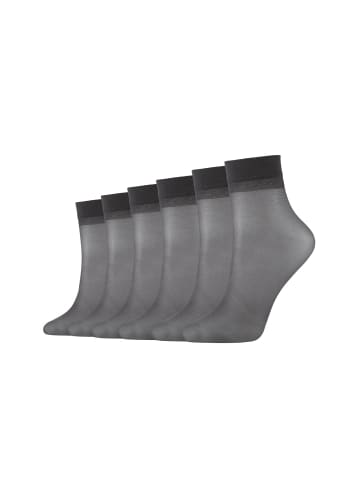 camano Socken 6er Pack fine everyday, fine everyday matt 20 Denier in anthracite