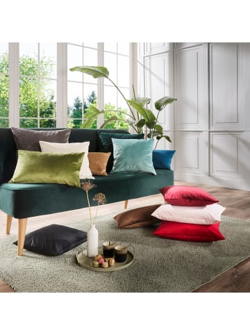 REDBEST Samt Kissenhülle im 2er-Pack Kingsville in rosé