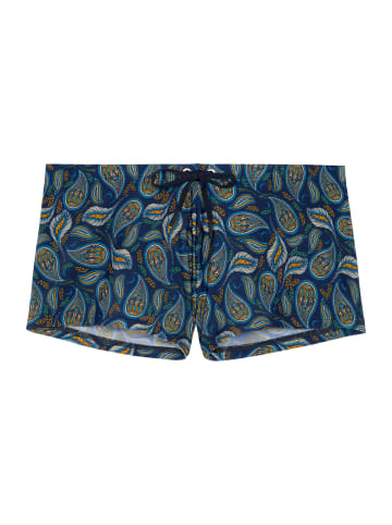 HOM Swim Shorts Abaco in navy print