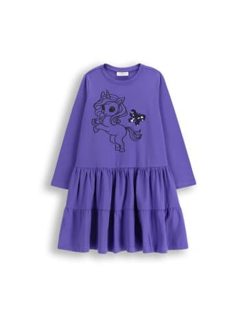 Coccodrillo Kleid mit langen Ärmeln in violett