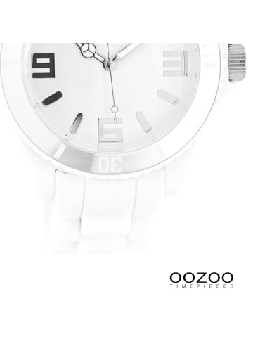 Oozoo Analog-Armbanduhr Oozoo Vintage Series weiß groß (ca. 43mm)
