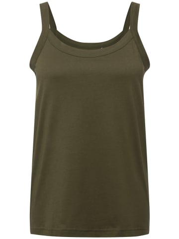Ulla Popken Strick-Top in waldgrün