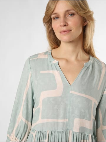 OPUS Kleid Wulari graphic in mint ecru - 0001