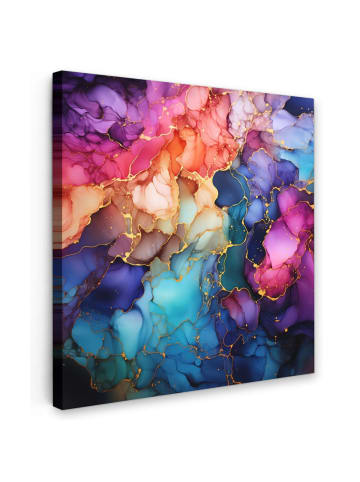 MuchoWow Leinwand bilder Abstrakte Kunst bunt (BxH)