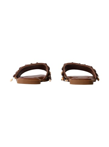 Stephan Paris Slip-On-Sandale Braun