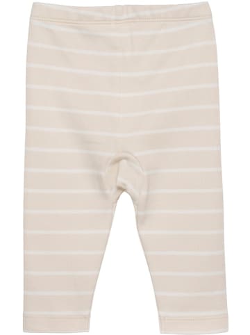 Fixoni Kinder Leggings "Leggings-Y/D Stripe" in Beige
