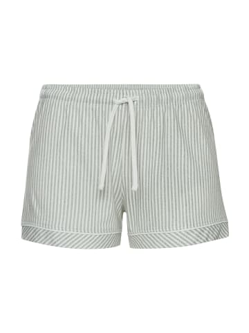 s.Oliver Pyjamashorts in dunkelgrün gestreift
