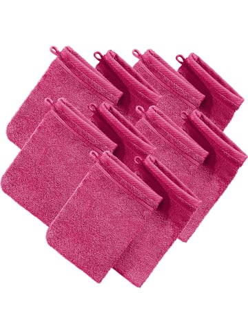 Erwin Müller Waschhandschuh 10er-Pack Heidelberg in pink