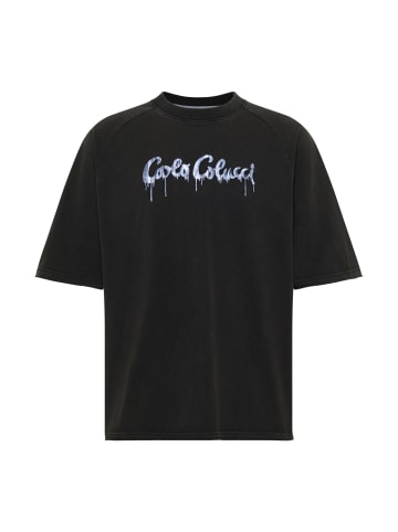 Carlo Colucci Oversize-Shirt Elzenbaum in Schwarz