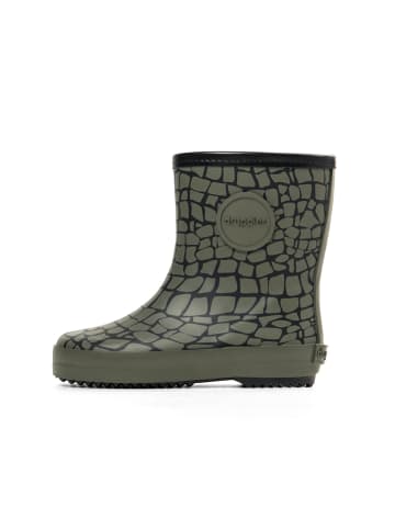 druppies Regenstiefel Kinderstiefel Nature Boot in oliv/schwarz in oliv/schwarz