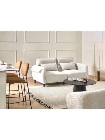 Beliani 3-Sitzer Sofa WETLAN in Weiß/Schwarz - (W) 192 x (H) 84 x (L) 85 cm