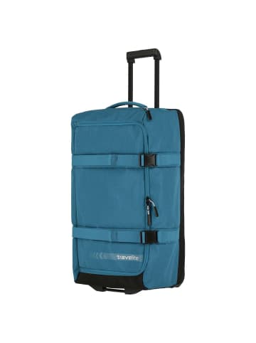 travelite Kick-Off - Rollenreisetasche L 68 cm (schwarz) in petrol