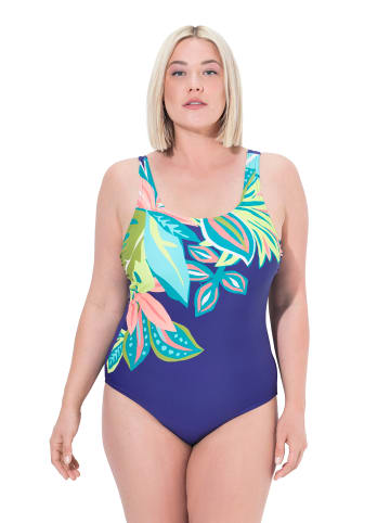 Ulla Popken Badeanzug in indigo