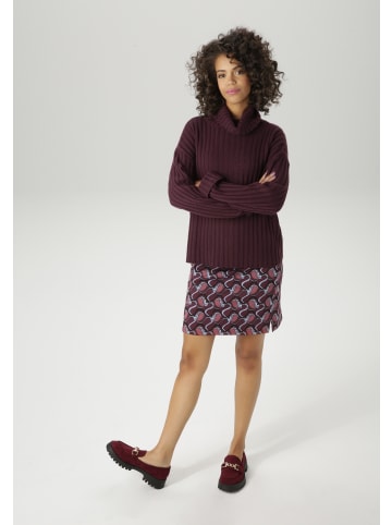Aniston CASUAL Strickpullover in bordeaux