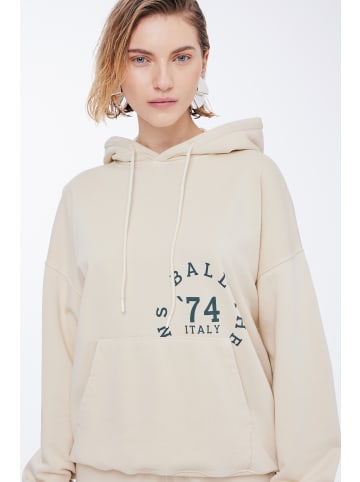BALL Kapuzenshirt BARIVA Oversize fit in Summer Sand