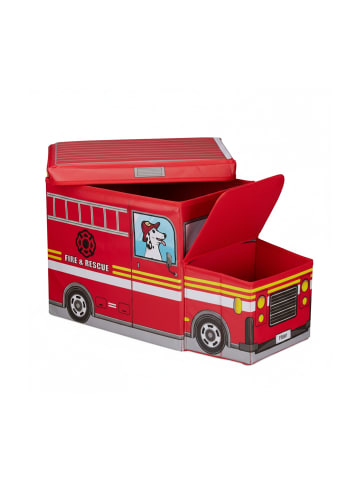 relaxdays Sitzbox Fire Truck