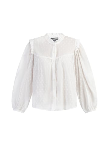 DreiMaster Damen Bluse in Wollweiss