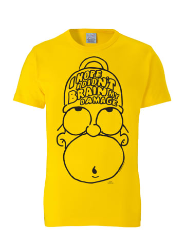 Logoshirt T-Shirt Homer Simpson - The Simpsons in gelb